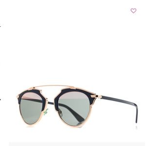 Christian Dior So Real Sunglasses | Rose Gold & Navy Blue | OS